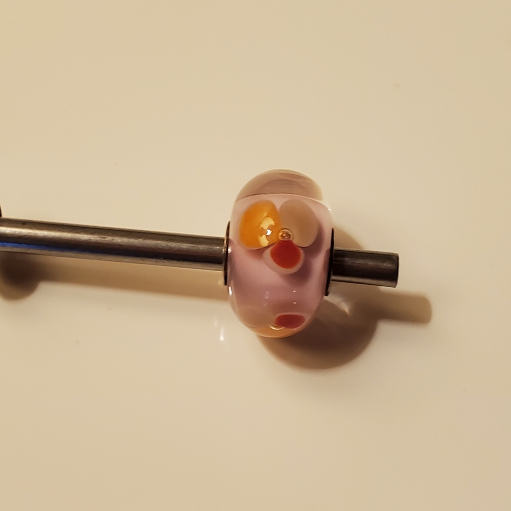 Trollbeads Pink Fantasy Bead